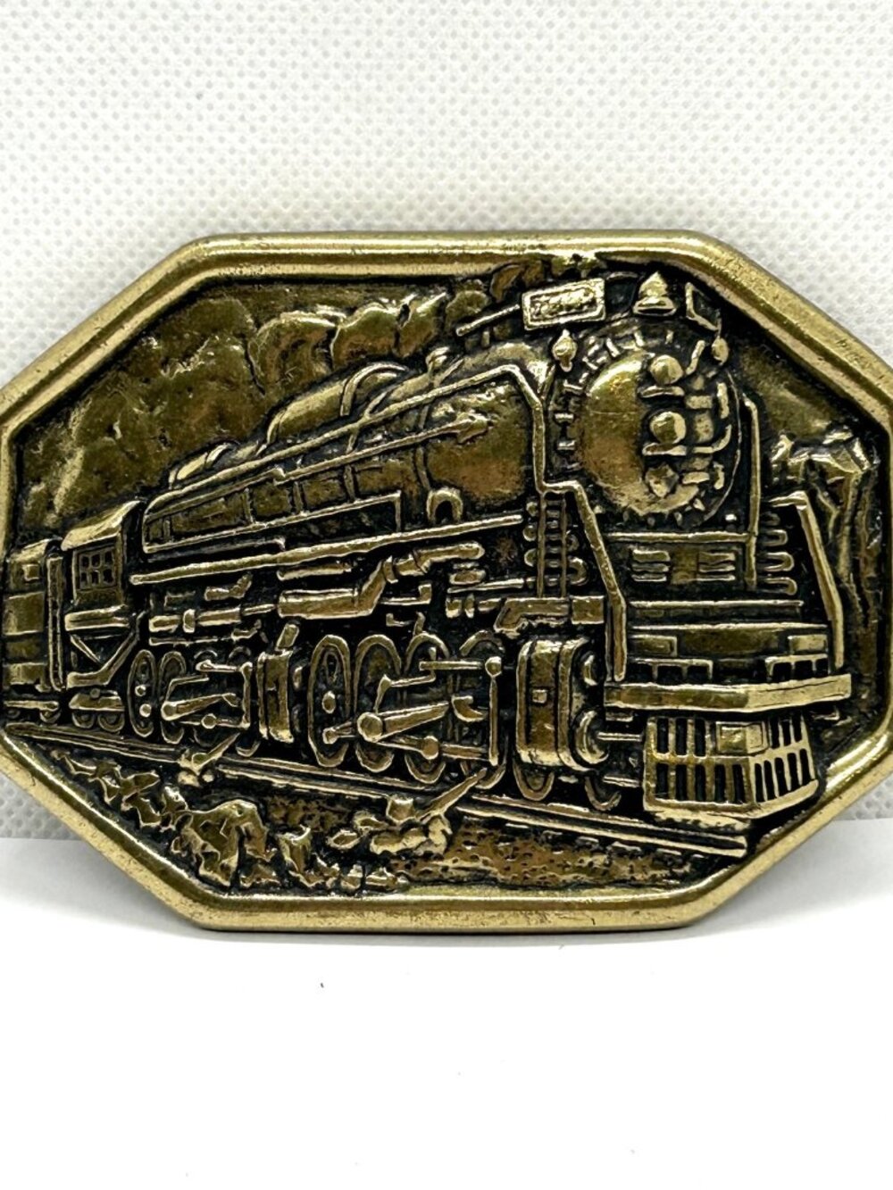 Locomotive Train Belt Buckle, Vintage Avon 1980’s